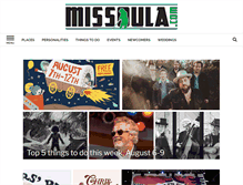 Tablet Screenshot of missoula.com